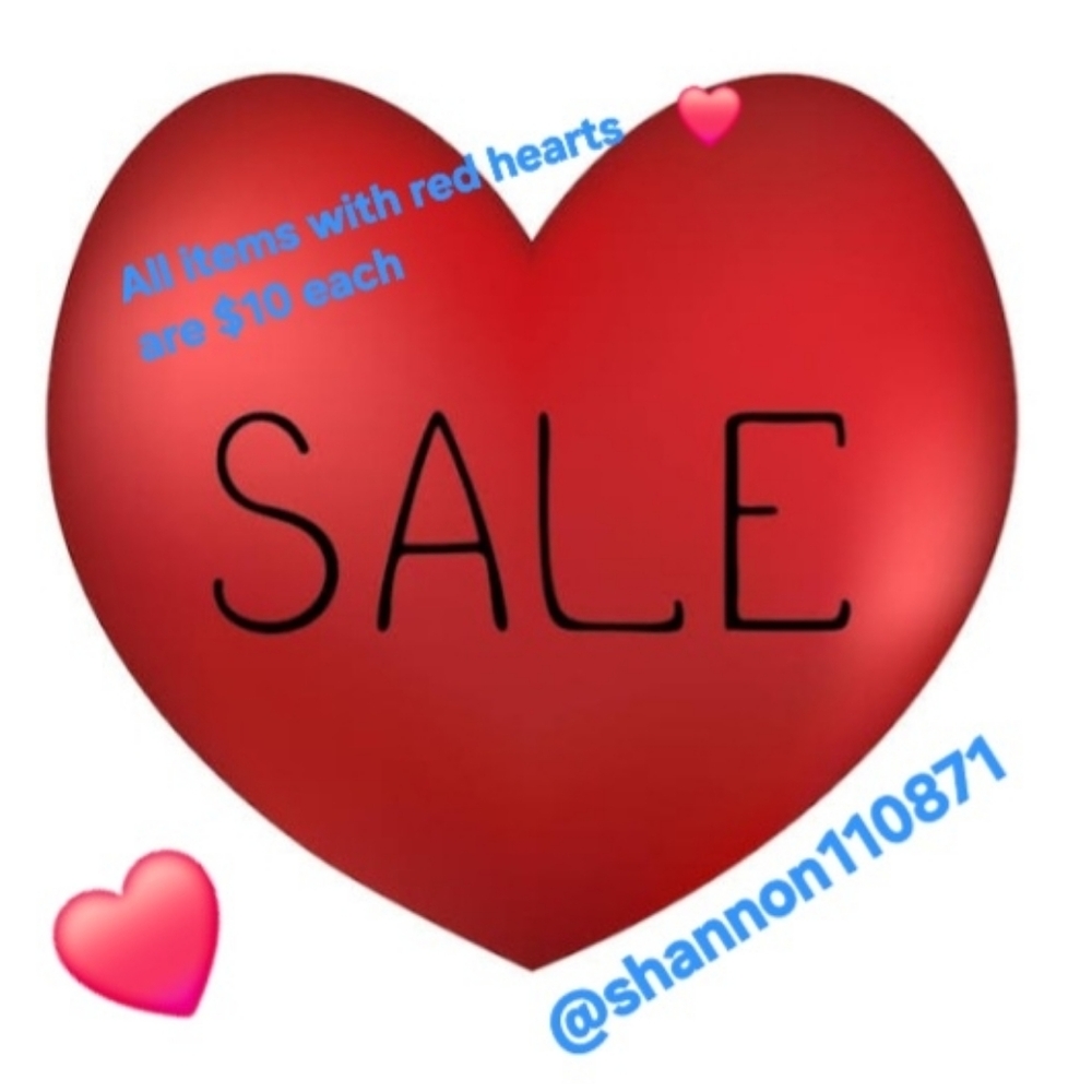 AnyNew Item With A  Red Heart In Name Is $10